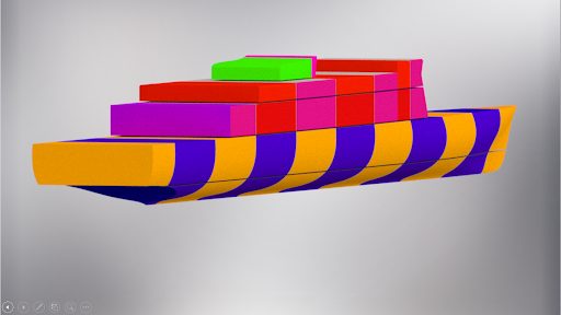 Blok planının 3B modeli
