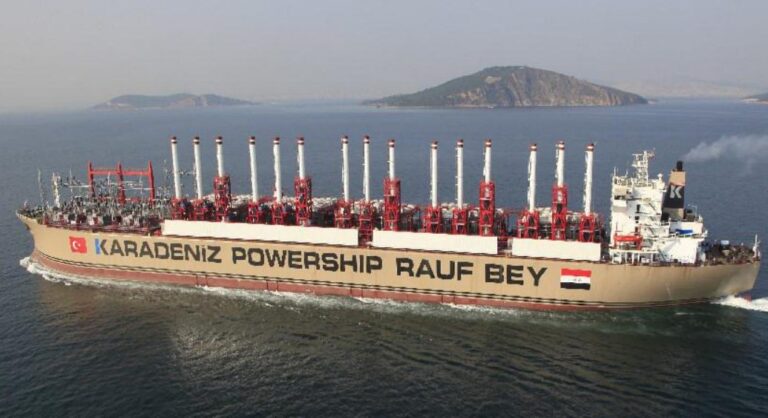Tamamlanmış yüzer enerji santrali